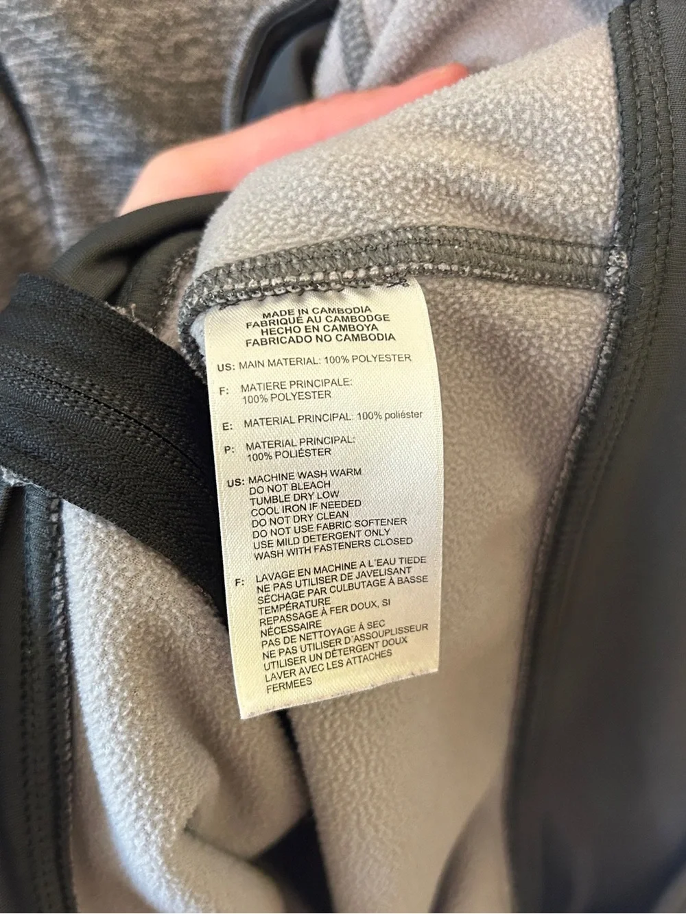 Adidas Dark Gray Full-Zip Hoodie Jacket